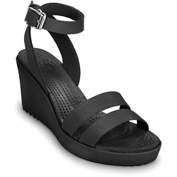 CROCS Shoes - Crocs Leigh Wedge sandal NWT size 7